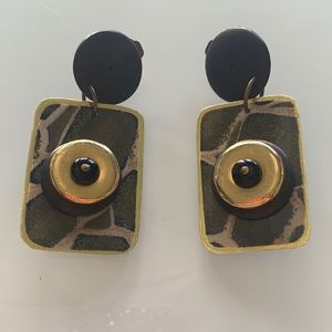 Takara clip on light weight designer earrings